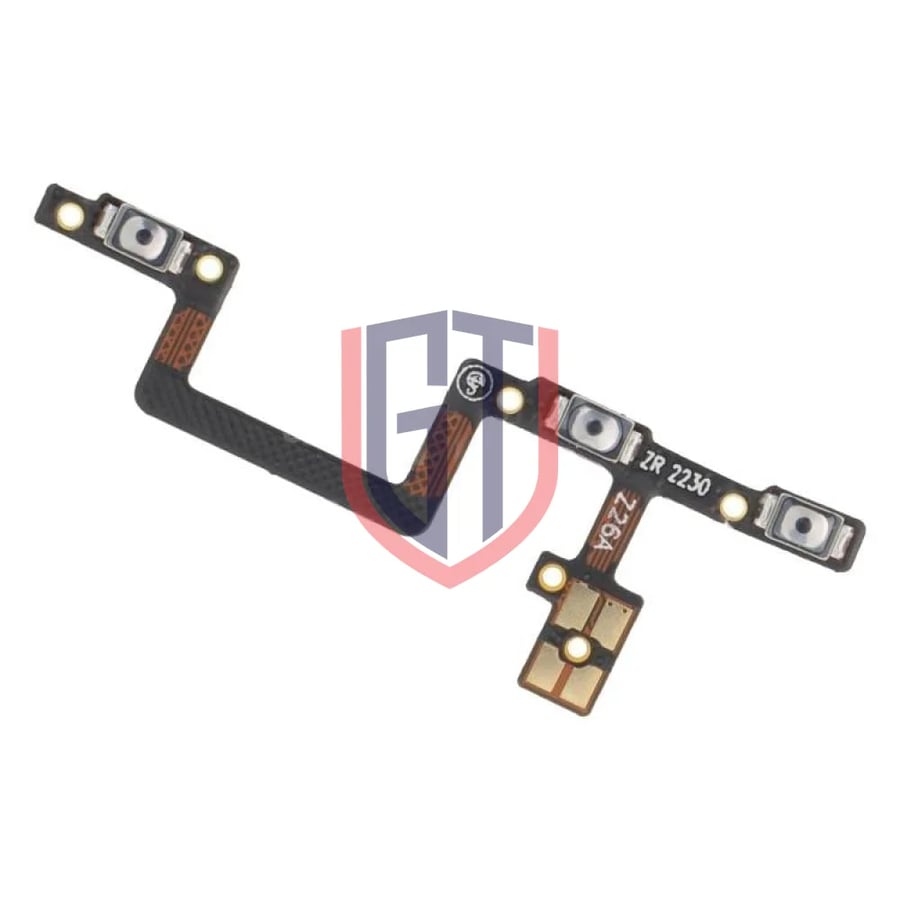 كابل زر الطاقة والتحكم بالصوت المرن الأصلي لهاتف ZTE Blade V41 Vita 8140N