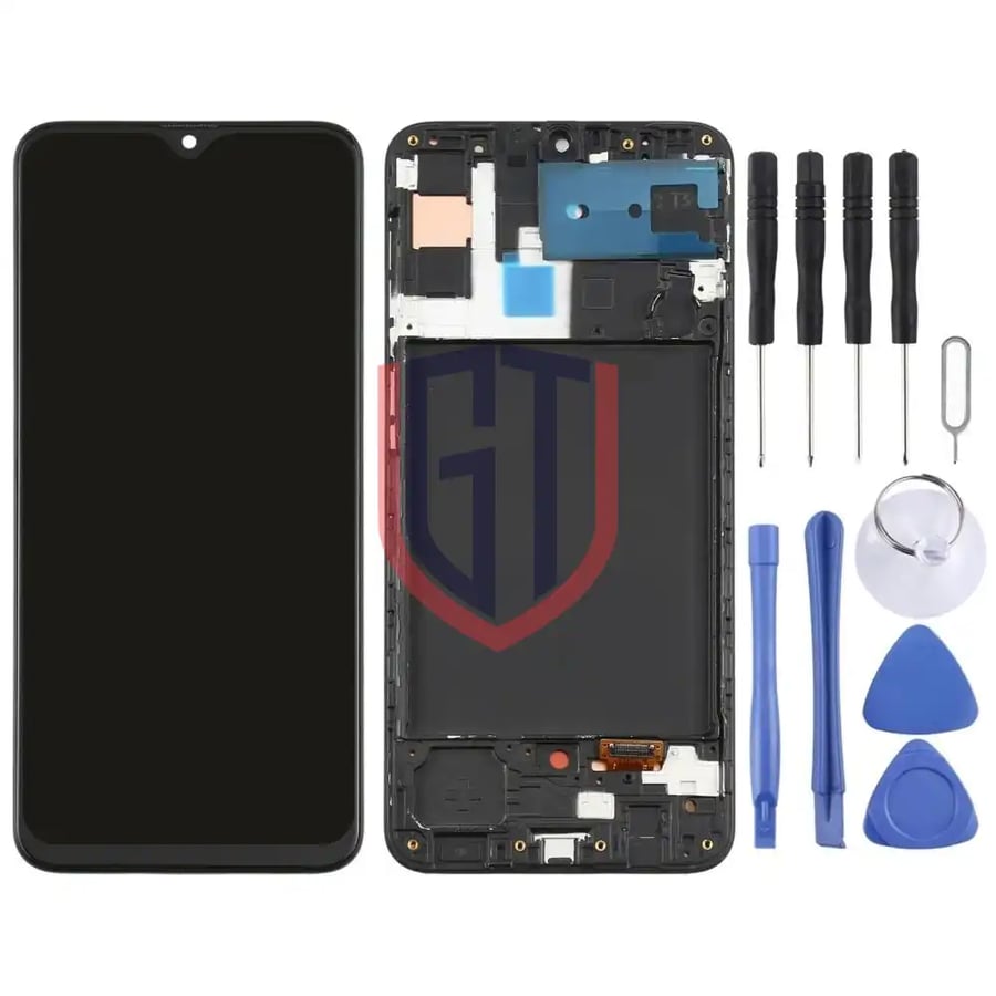 Original Super AMOLED LCD Screen for Samsung Galaxy A30s With Frame