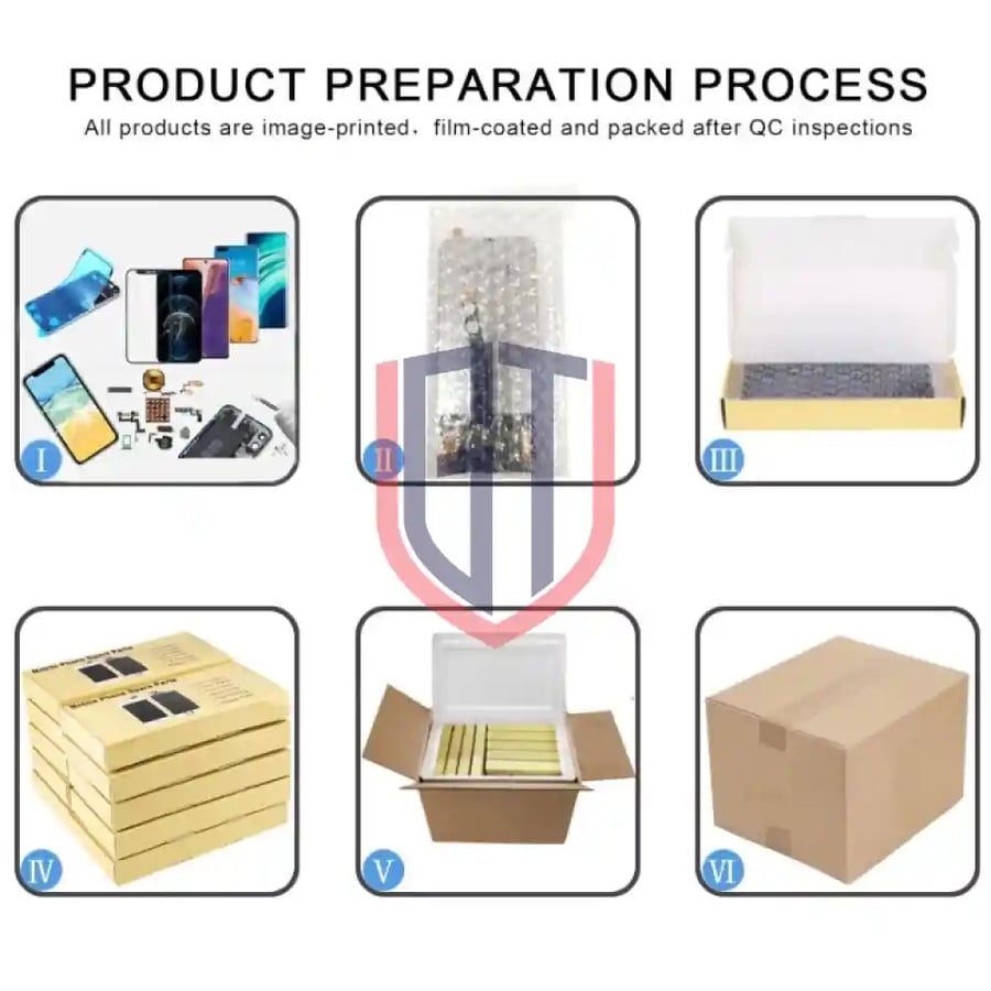 شاشة LCD incell لهاتف Galaxy A30S  (أسود)