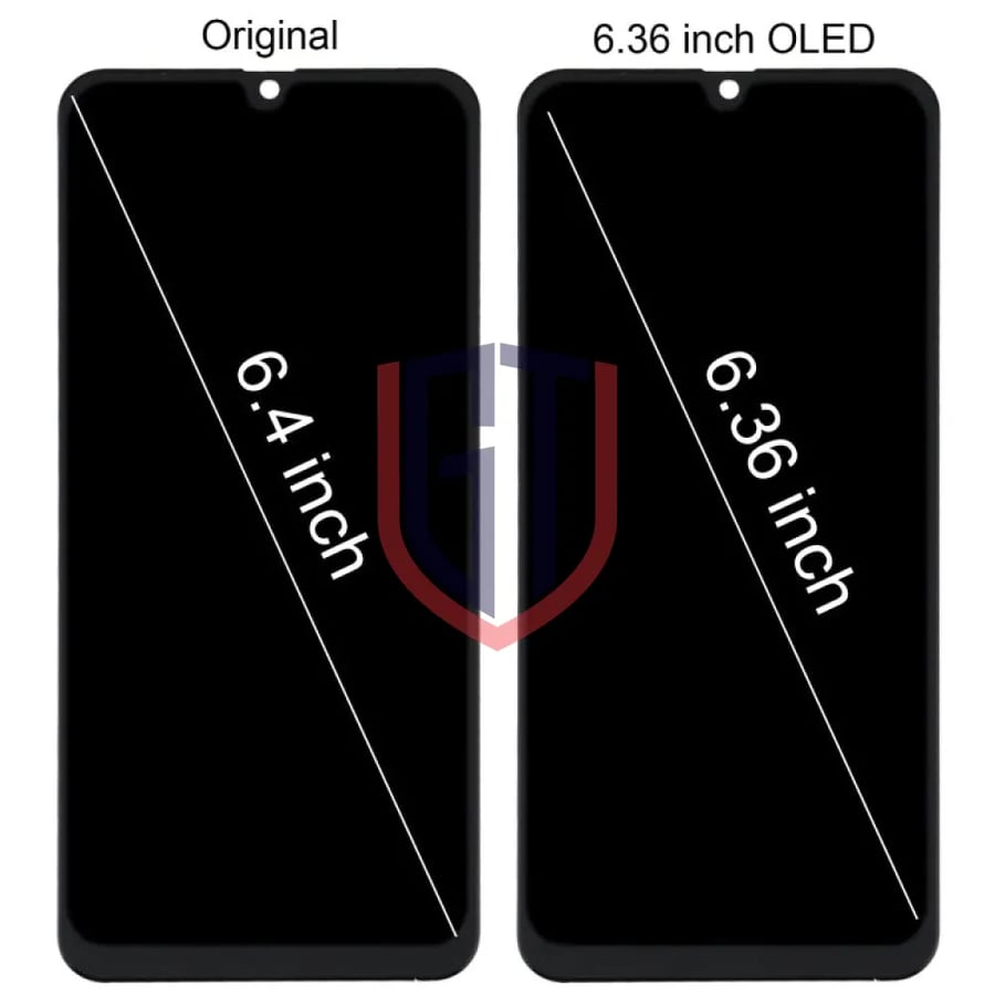 شاشة OLED LCD مقاس 6.36 بوصة لهاتف Samsung Galaxy A50 SM-A505 مع محول رقمي كامل