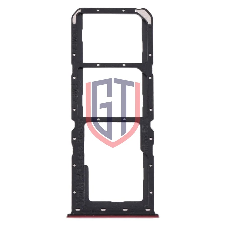 For OPPO A91/F15/reno 3 4G/reno 3 Youth CPH2001 CPH2021 PCPM00 SIM Card Tray + SIM Card Tray + Micro SD Card Tray(Red)