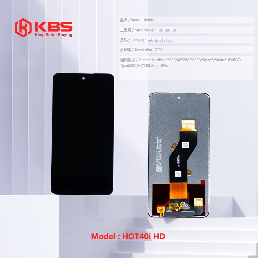شاشة Infinix HOT40i HD KBS