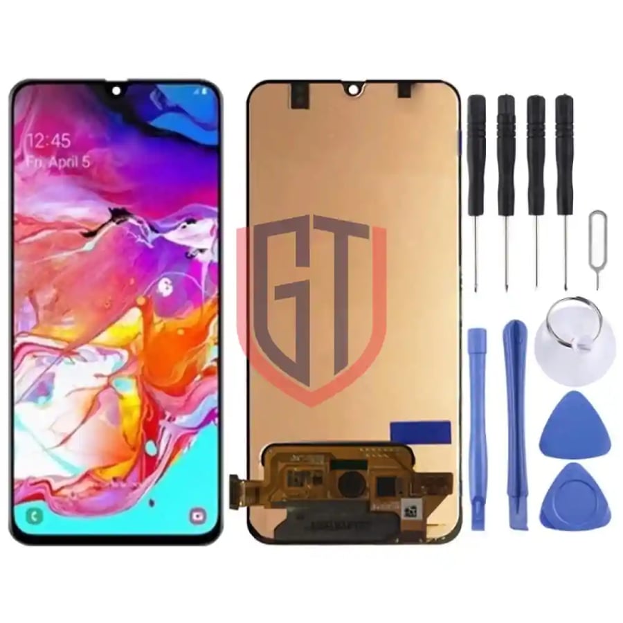 LCD Screen and for Samsung Galaxy A70 MA705F DS SMA705FN DS SMA705GM DS SMA705MN DS SMA7050 Black