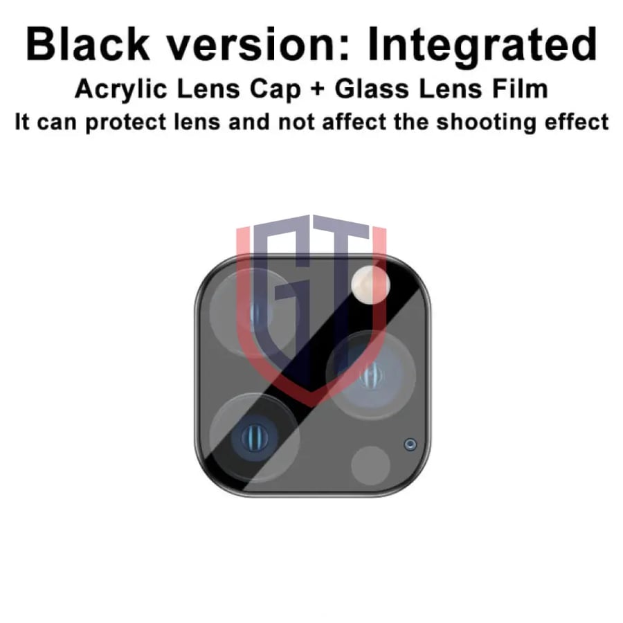 For iPhone 13 Pro / 13 Pro Max imak Integrated Rear Camera Lens Tempered Glass Film with Lens Cap Black Version