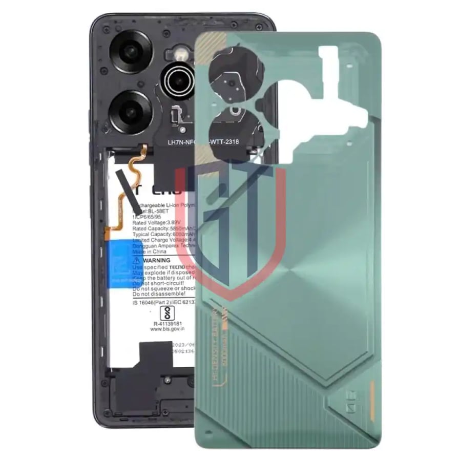For Tecno Pova 6 Battery Back Cover