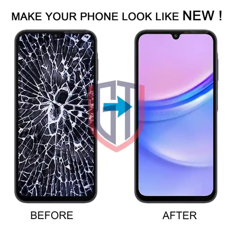 شاشة OLED LCD مقاس 6.36 بوصة لهاتف Samsung Galaxy A15 4G SM-A155F مجموعة رقمية كاملة مع إطار