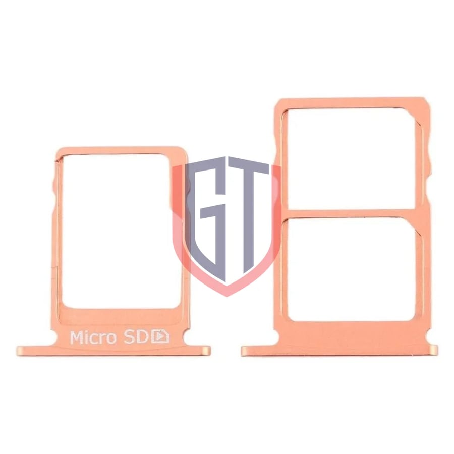 SIM Card Tray + SIM Card Tray + Micro SD Card Tray for Nokia 5 / N5 TA-1024 TA-1027 TA-1044 TA-1053 (Blue)