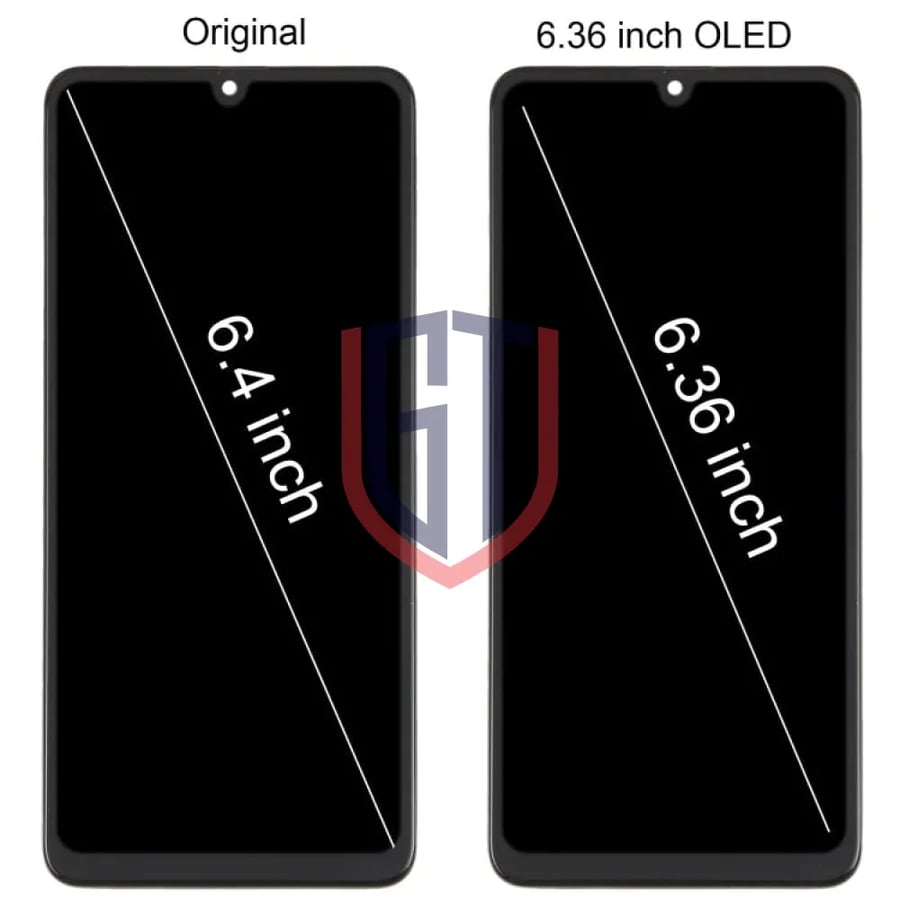 شاشة OLED LCD لهاتف Samsung Galaxy A32 4G SM-A325 مجموعة كاملة من المحول الرقمي مع الإطار