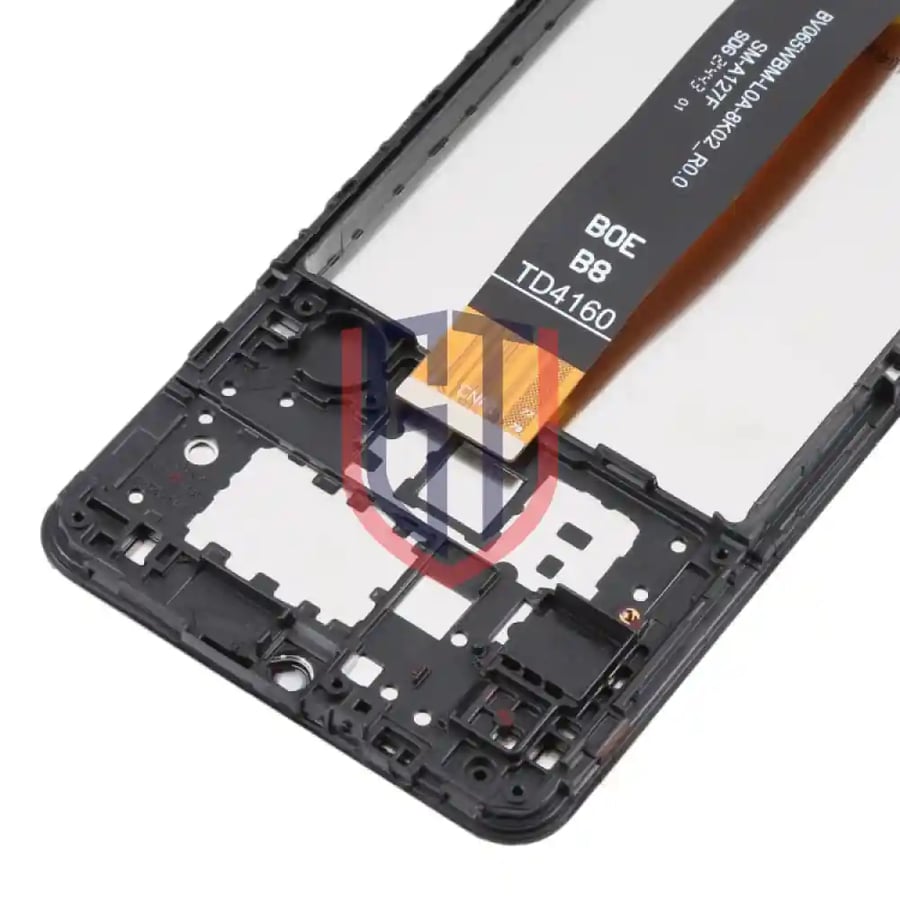 شاشة LCD الأصلية لهاتف Samsung Galaxy A12 Nacho SM-A127F محول رقمي كامل التجميع مع الإطار