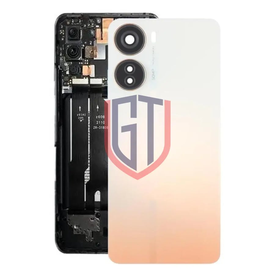 ZTE Axon 40 Lite Plastic Battery Back Cover with Camera Lens Cover