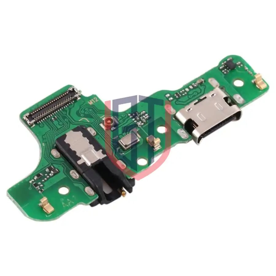 لوحة منفذ شحن USB بديلة لهاتف Samsung Galaxy A20S (إصدار أوروبي) مع مقبس سماعة الرأس