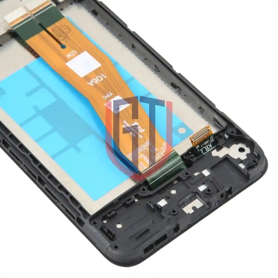 شاشة LCD كاملة مع إطار لهاتف Samsung Galaxy A04E SM-A042