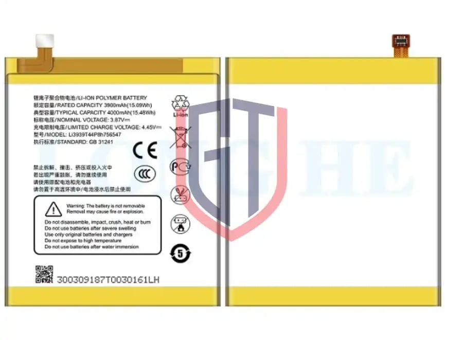 High-Capacity 3.87V Replacement Battery Compatible with ZTE A2020, A2020N2, Axon 10 Pro, and Axon 10 Pro 5G – 4000mAh Long-Lasting Power with Up to 500 Cycles of Lifespan High Quality 3.87V LI3939T44P8H756547 for ZTE A2020 A2020N2 Axon 10 Pro Axon 10 Pro