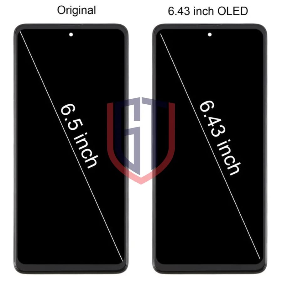 For Samsung Galaxy A51 4G SM-A515F 6.43 inch OLED LCD Screen Digitizer Full Assembly with Frame (Black)