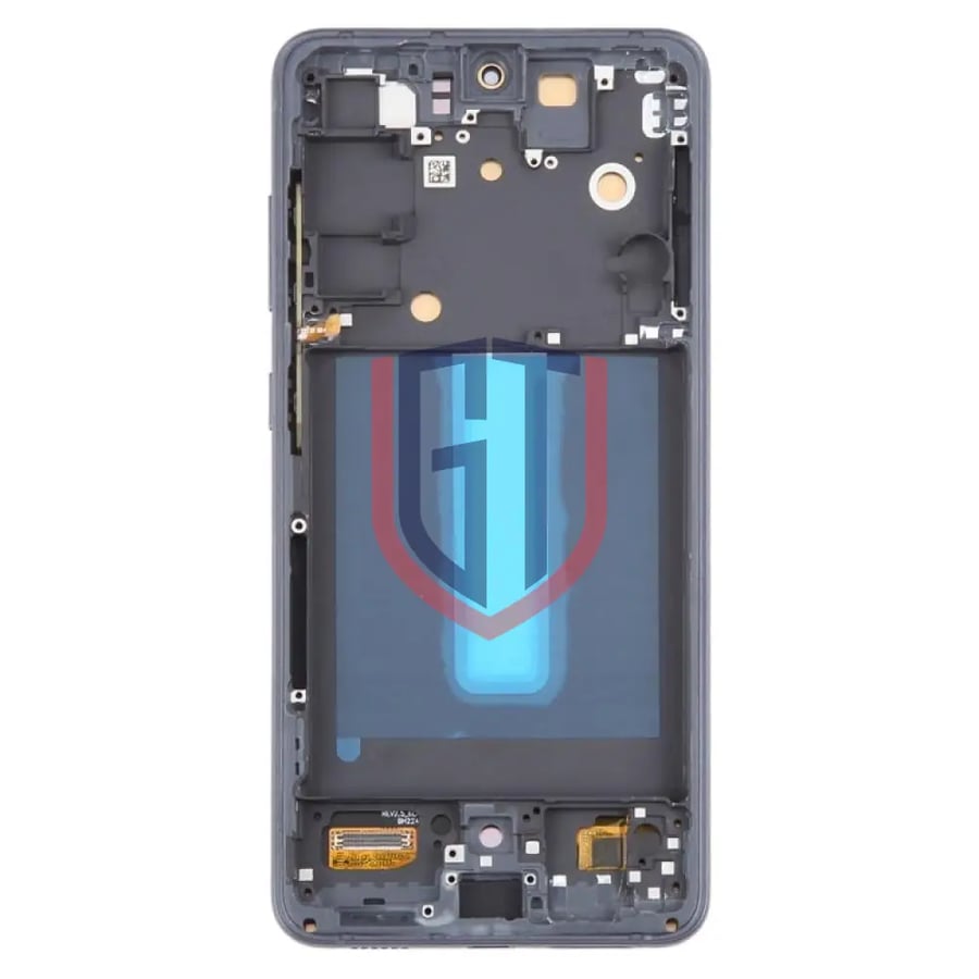 Samsung Galaxy S21 FE 5G SM-G990B شاشة OLED LCD مقاس 6.36 بوصة مع إطار (أسود)
