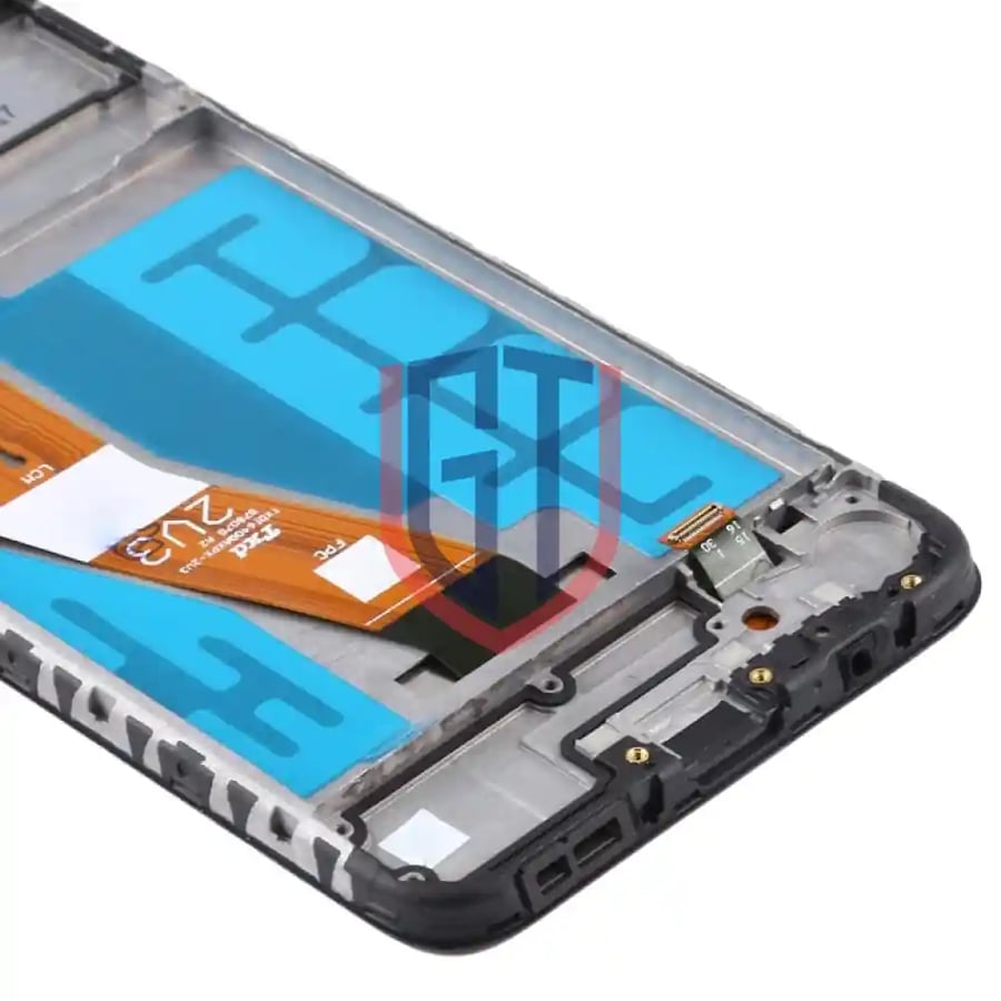 شاشة LCD لهاتف Samsung Galaxy A11 مجموعة رقمية كاملة مع إطار (أسود)