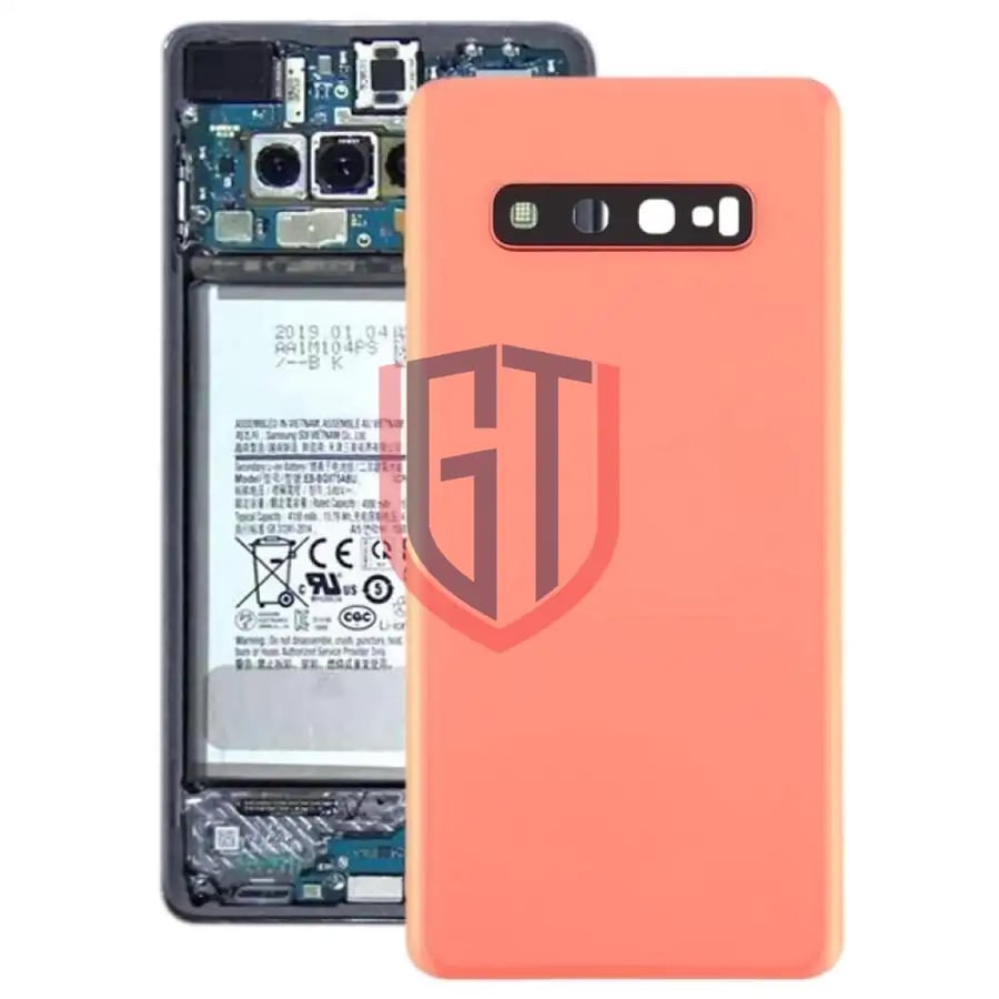 For Samsung Galaxy S10 Plus Battery Back Cover with Camera Lens