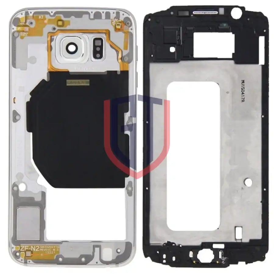 For Galaxy S6 / G920F Full Housing Cover (Front Housing LCD Frame Bezel Plate / Back Plate Housing Camera Lens Panel ) (White)