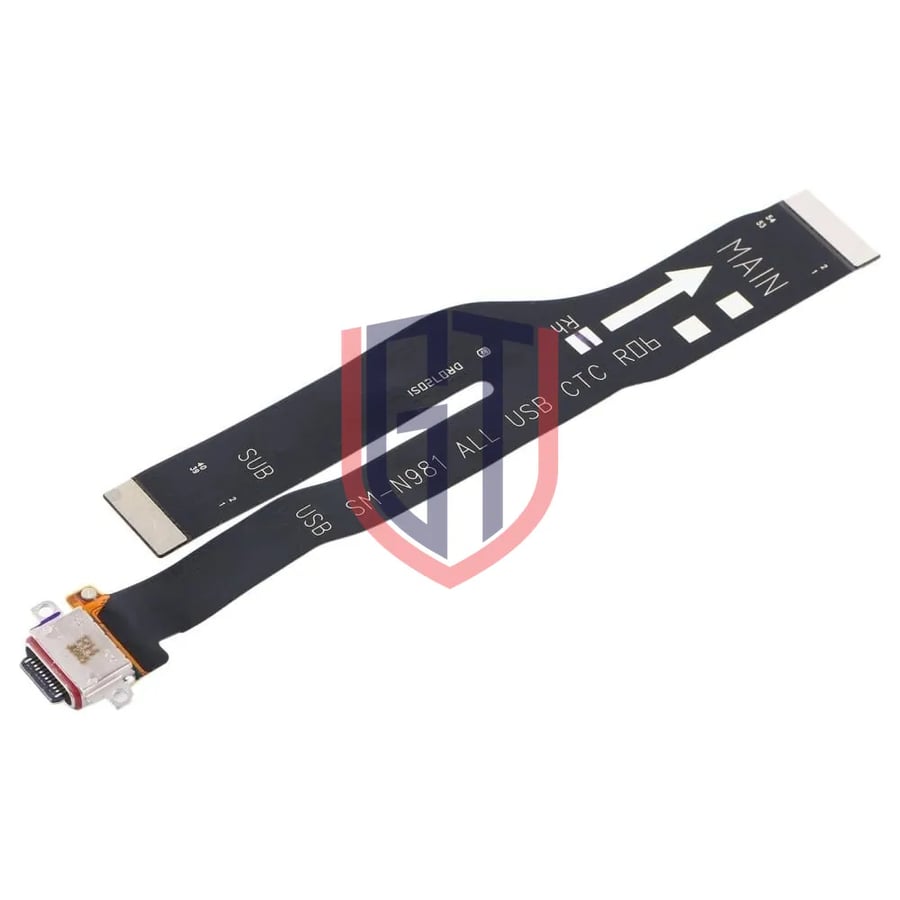 Samsung Galaxy Note20 5G SM-N981 Charging Port Flex Cable - كابل منفذ شحن مرن أصلي لهاتف Samsung Galaxy Note20 5G SM-N981