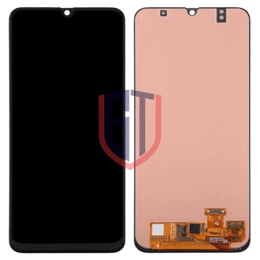 شاشة LCD OLED أصلية لهاتف Galaxy A30  (أسود)