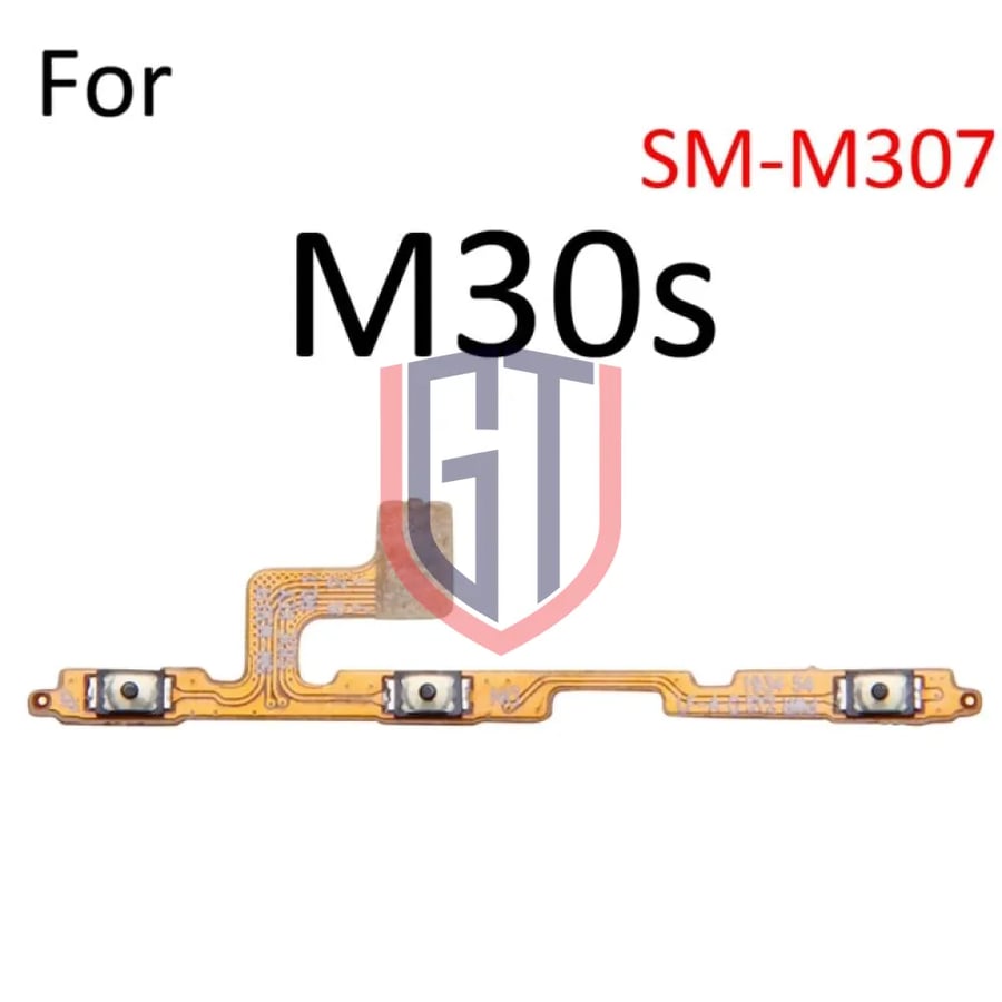 كابل مرن لزر التشغيل وزر الصوت لهاتف Samsung Galaxy M30s SM-M307