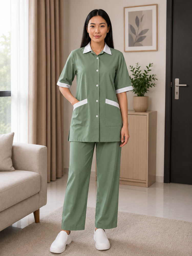 Like a two-piece housemaid with pockets