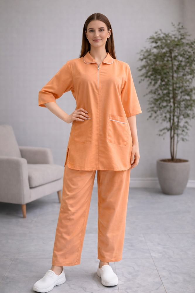 Like a domestic worker in one color