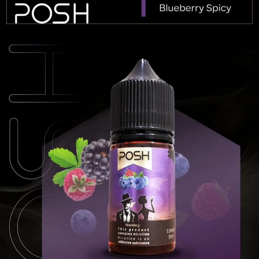 نكهة بوش توابل التوت الازرق POSH blueberry spicy 35MG