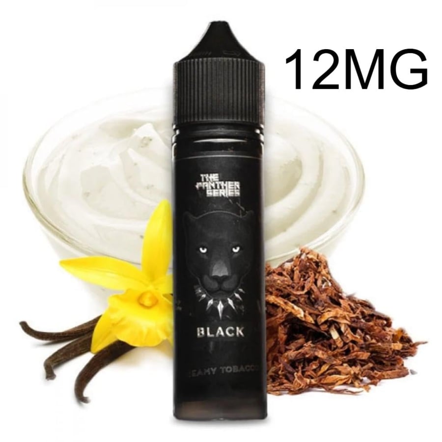 نكهة بلاك بانثر كريمي توباكو 12نيكوتين 60مل BLACK PANTHER CREAMY TOBACCO