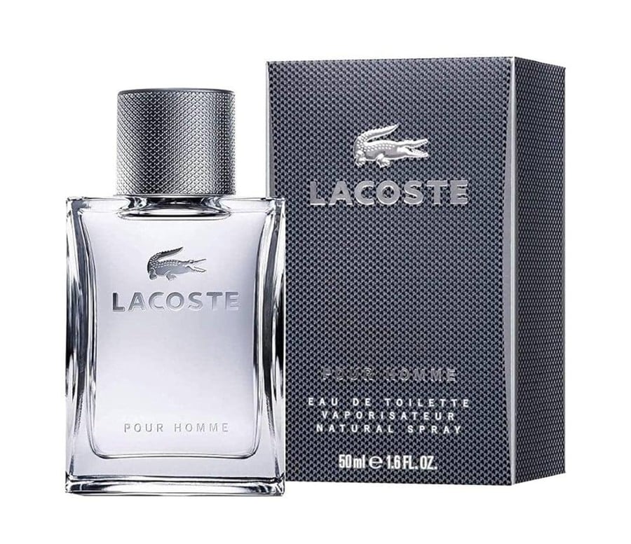 عطر لاكوست بور هوم الرجالي الرصاصي تواليت 50مل