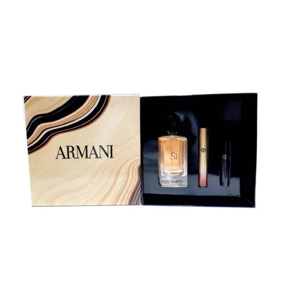طقم ارماني سي او دو بارفيوم (عطر 100مل+قلوس 400جرام+ماسكارا 4.5مل)