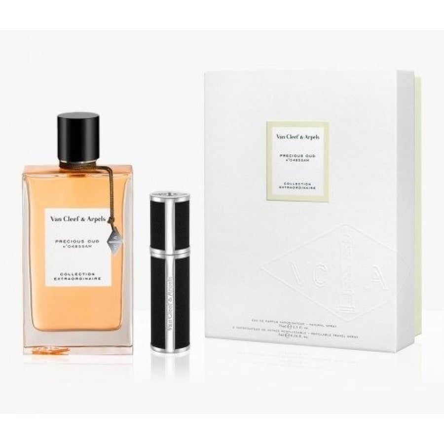 طقم فان كليف بريشيوس عود بارفيوم (عطر75مل+عينة للتعبئة 5مل)