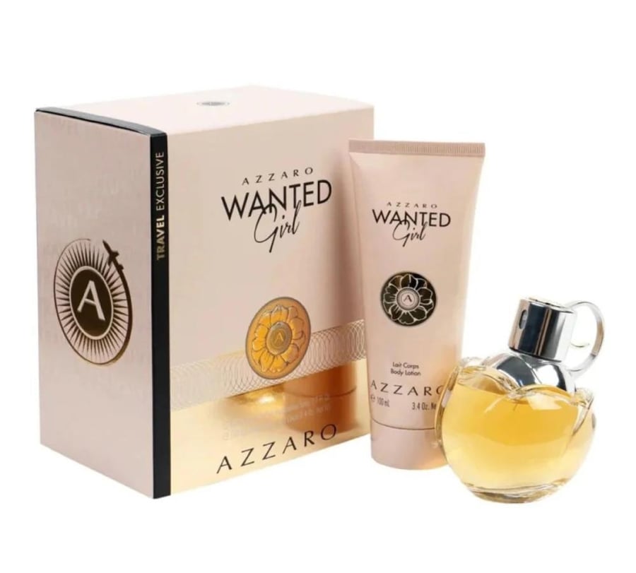 طقم ازارو وانتد غيرل او دو بارفيوم (عطر 80مل+بودي لوشن 100مل)