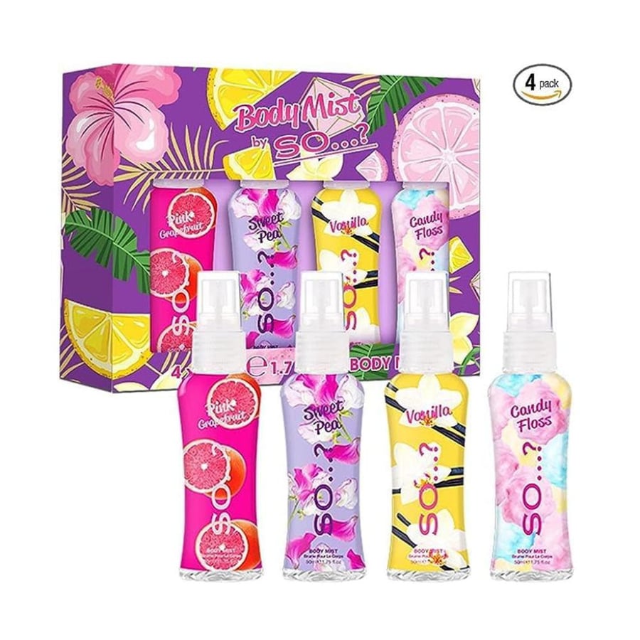 سو...؟ مجموعة معطر جسم بخاخ 4 × 50 مل