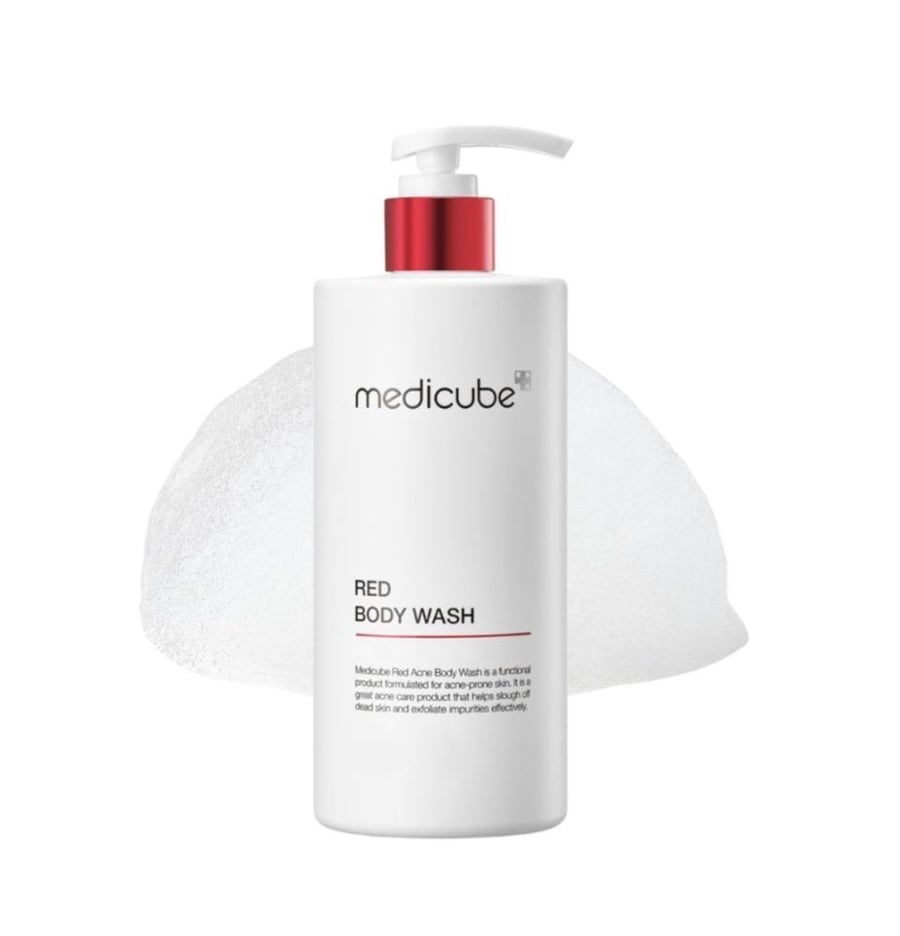 غسول الجسم ميديكوب Red Acne لعلاج حب الشباب وتقشير البشرة – 400 مل