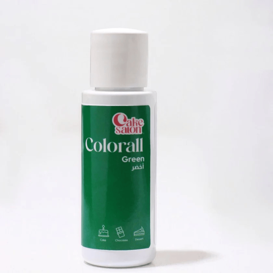 لون زيتي من كولورال Colorall أخضر – 30مل للشوكولاتة والكيك وعجينة السكر