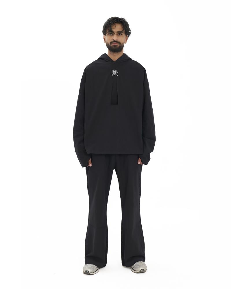 Sleek Keyhole Hoodie & Jogger Set