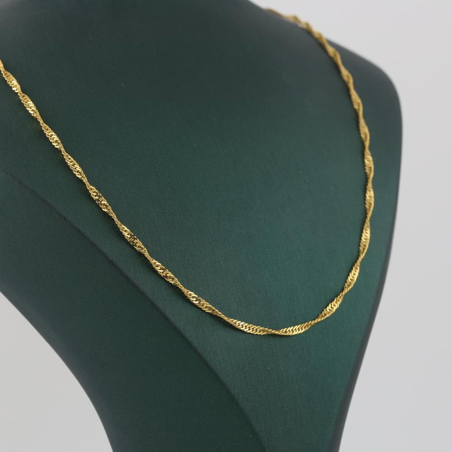 Gold necklace chain - 21 karat