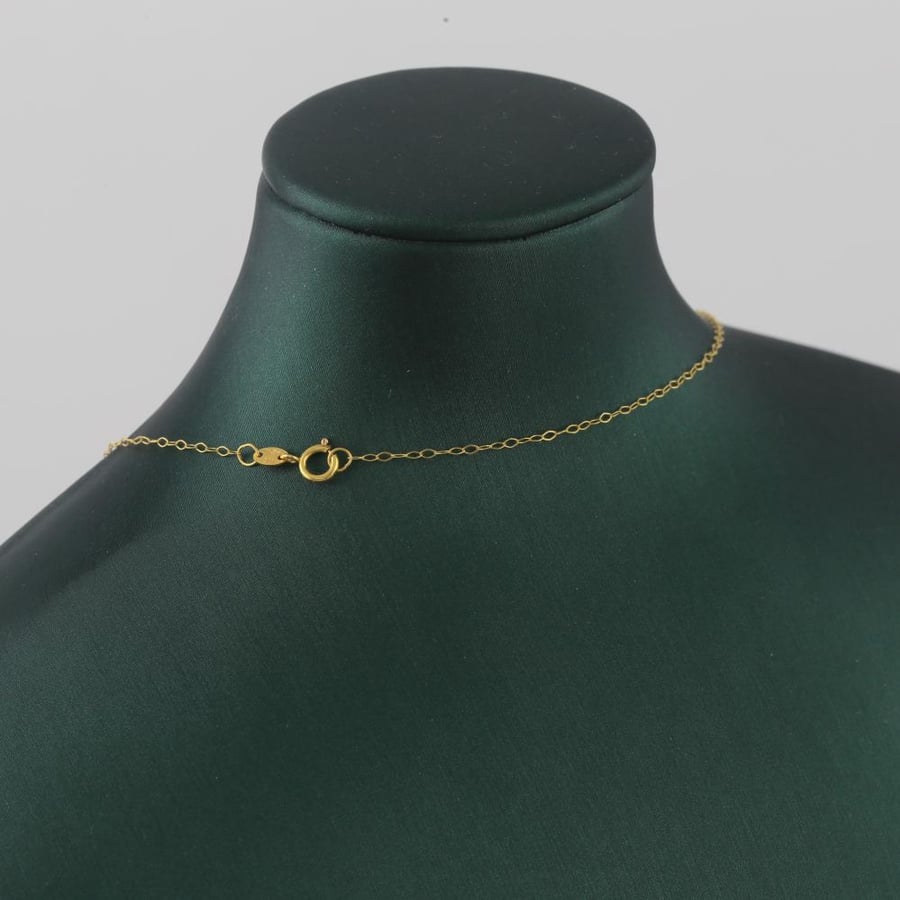 Half gold set with geometric butterfly design, shiny - 21 karat