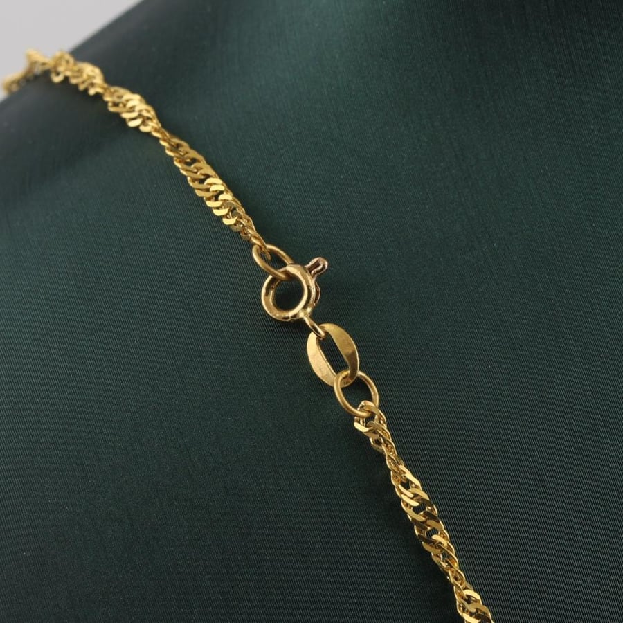 Gold necklace chain - 21 karat