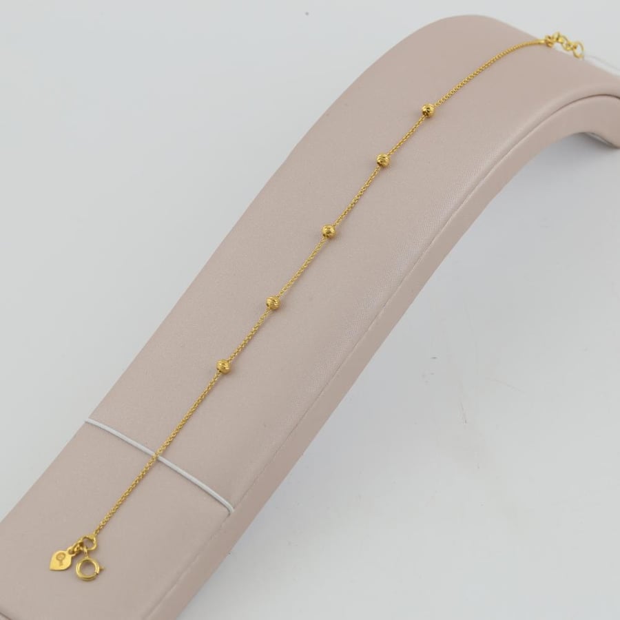 اسوارة ذهب كرات الليزر عيار 21