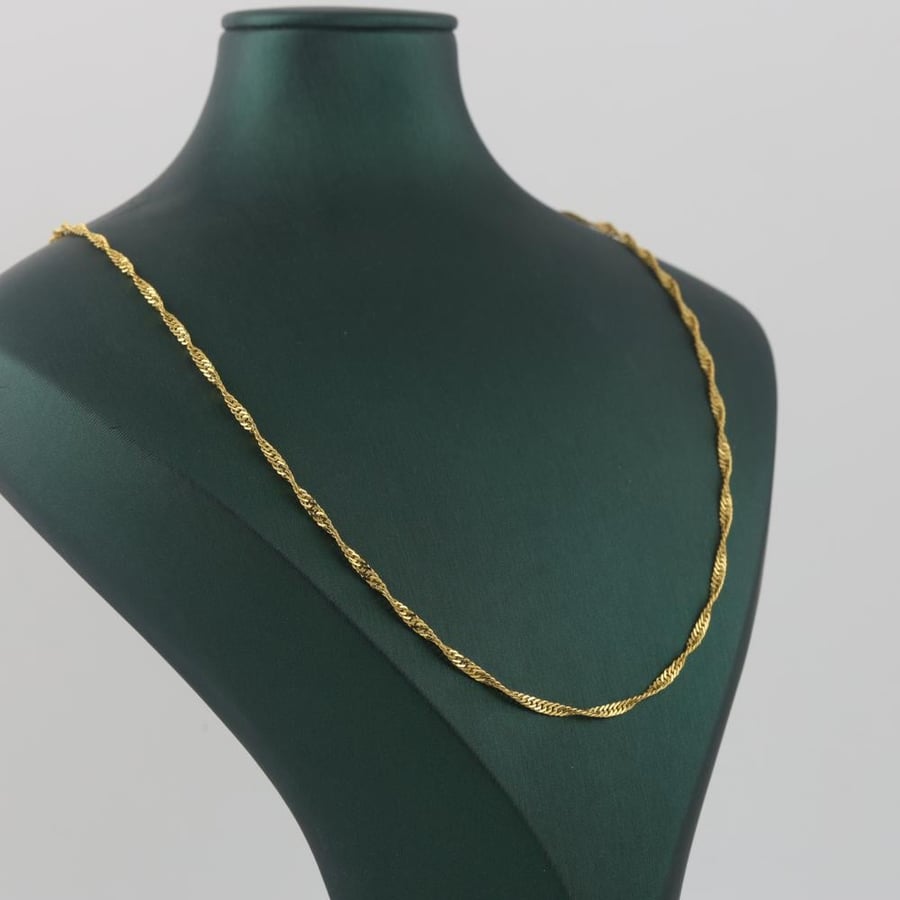 Gold necklace chain - 21 karat