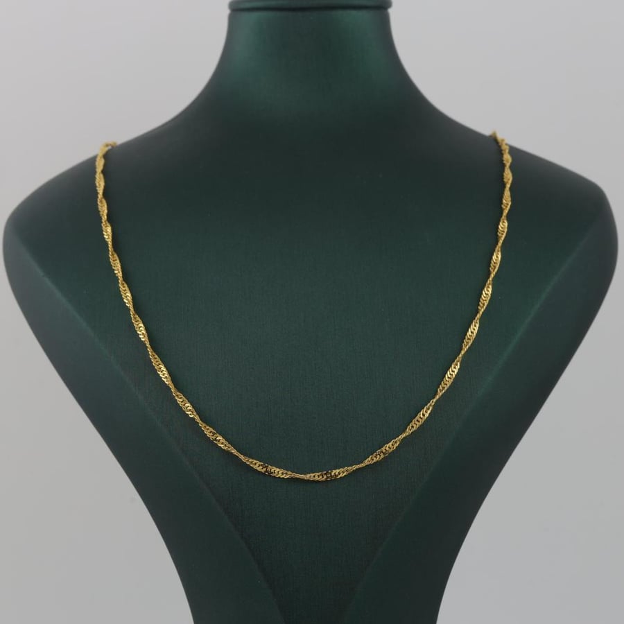 Gold necklace chain - 21 karat