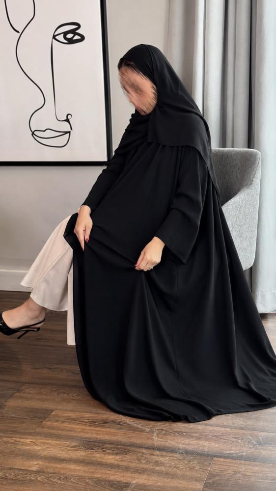 عباية كريب كوري سادة