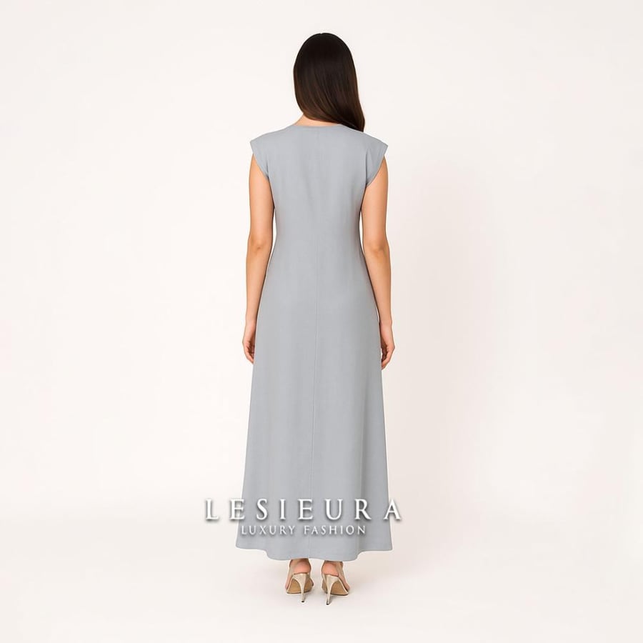Gray Abaya Dress Ghayla