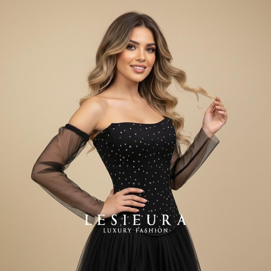 فستان نوكتارا الأسود