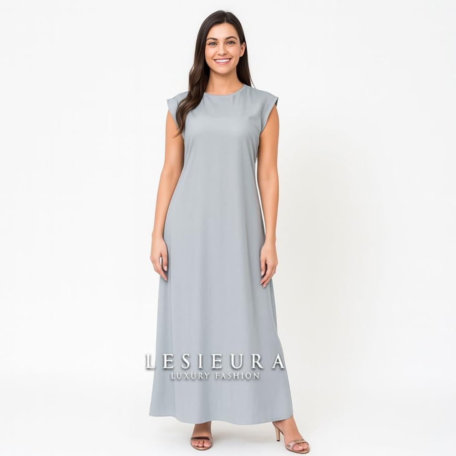Gray Abaya Dress Ghayla
