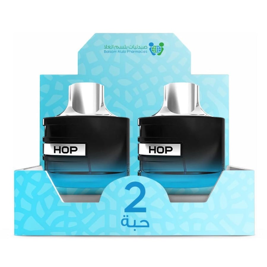 جي كازانوفا - عطر رجالي هيب هوب 100 مل ×2عبوات |بوكس التوفير