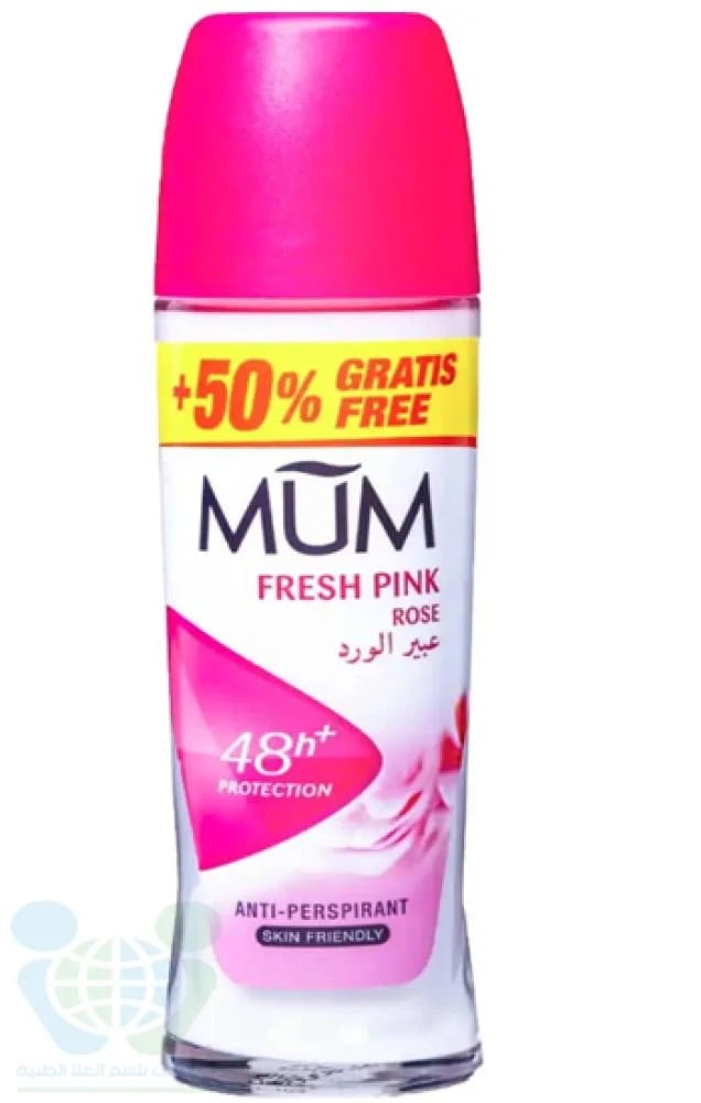 مام مزيل عرق رول عبير الورد 75مل