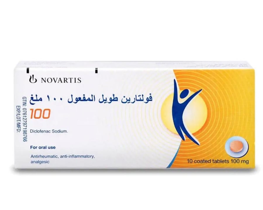 فولتارين ريتارد 100 مج حبوب 10 ق